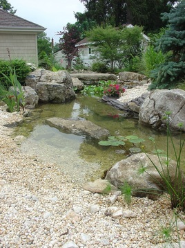 Garden Waterfall Pond Services In Greece, Chili & Gates NY - Acorn Ponds & Waterfalls