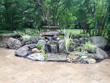 Pondless Waterfalls and Backyard Landscape ideas in Rochester New York, (NY) near me