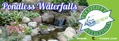 Pondless Waterfalls Services In Rochester (NY) By Acorn Ponds & Waterfalls