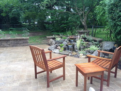 Pondless waterfall water features are waterfalls without the pond in Rochester New York (NY) - Acorn