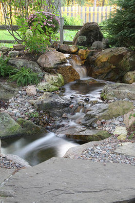 Water Feature, Stream & Fish Pond Construction, Installation - Acorn Ponds & Waterfalls