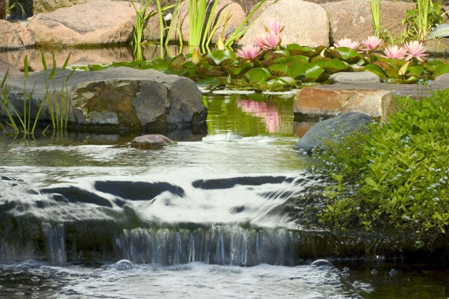 Every Waterfall Is Custom Built By Acorn Ponds & Waterfalls Of (NY) New York Or near you 