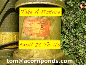 Have a pro [Acorn Ponds] service your water feature pond pump in Rochester New York (NY) 585.442.6373
