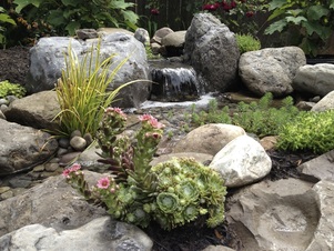 Waterfall & pond liner replacement services by Acorn Ponds & Waterfalls of Rochester New York (NY)
