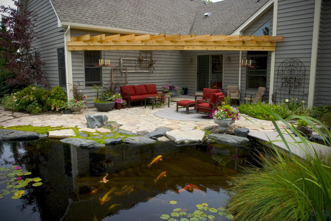 Waterfall Construction Services In Victor NY Acorn Ponds & Waterfalls