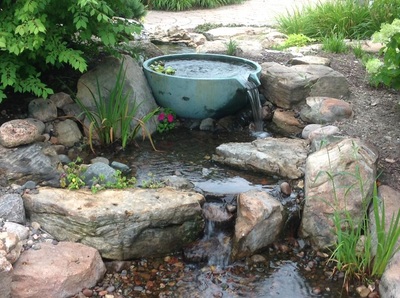 Add LED underwater lights or FIRE to your fountains & water features in New York(NY)
