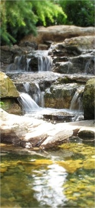 Waterfalls make great landscape ideas for outdoor living areas in Rochester NY - Acorn Ponds & Waterfalls 