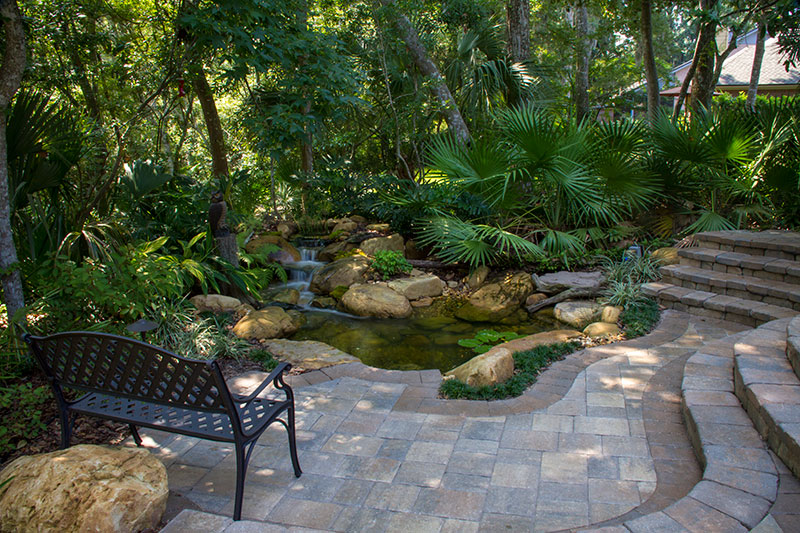 Backyard pond & outdoor living ideas for Rochester New York (NY)