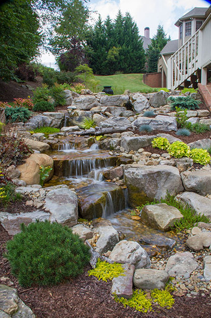 PondStars, Waterfall Construction, Installation Service by Certified Aquascape Contractors.