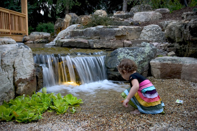 Pondless Waterfalls Are Great Landscaping Ideas For Outdoor Living Areas In Rochester New York (NY)